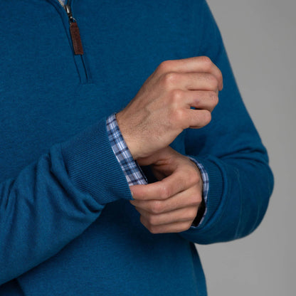 Porthmeor Pima Cotton Quarter Zip