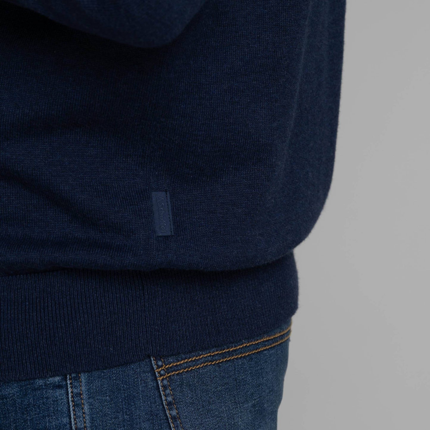 Porthmeor Pima Cotton Quarter Zip