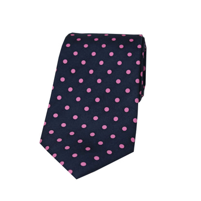 Polka Dot Silk Tie