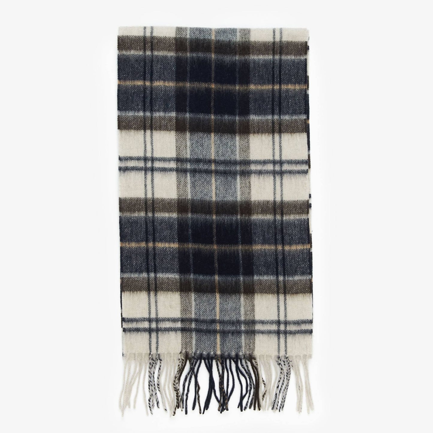 Wool Cashmere Tartan Scarf