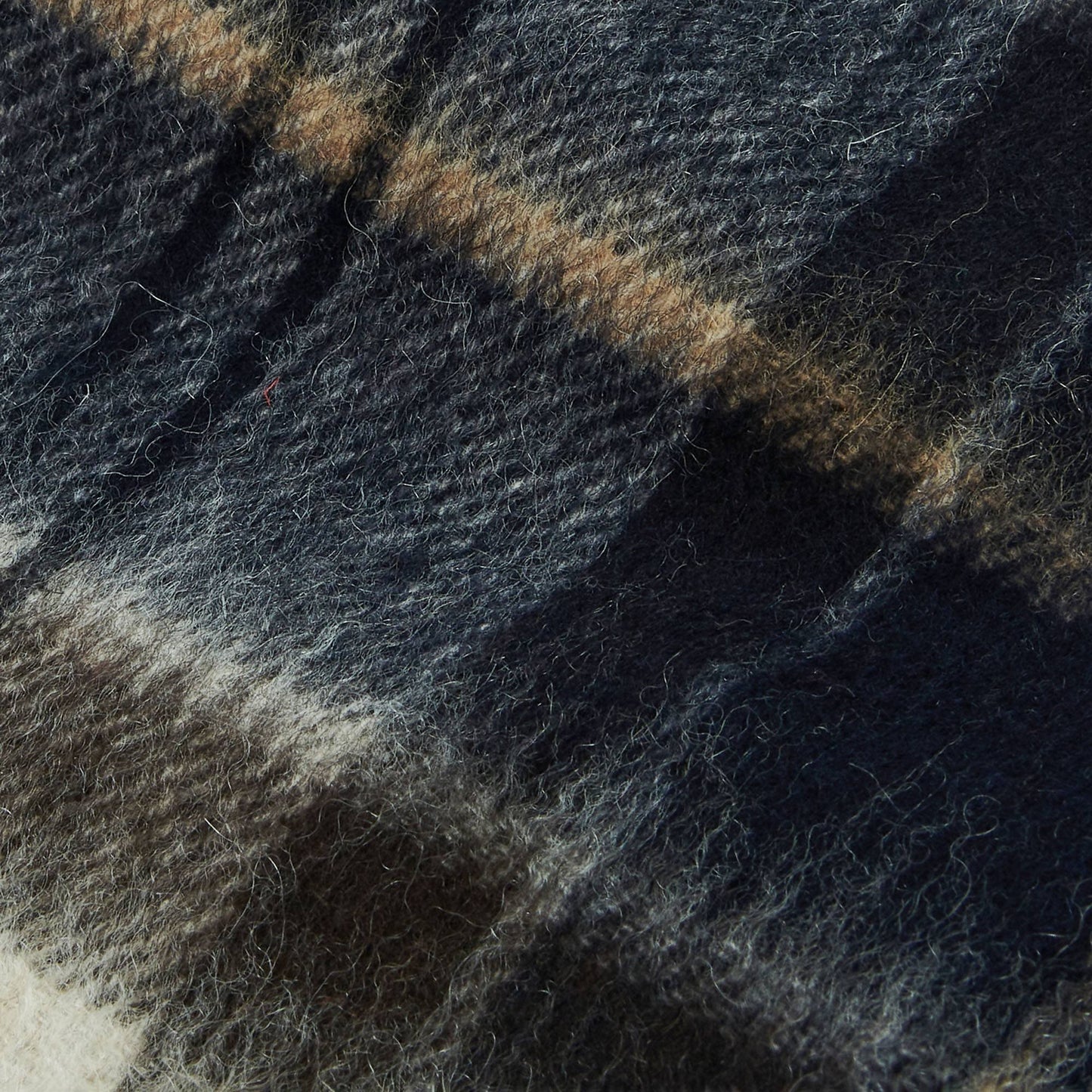 Wool Cashmere Tartan Scarf
