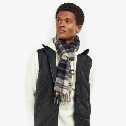 Wool Cashmere Tartan Scarf