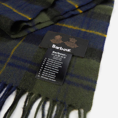 Wool Cashmere Tartan Scarf