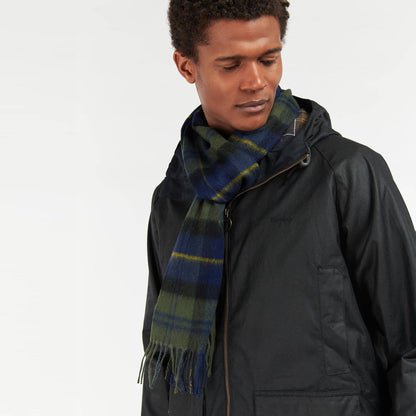 Wool Cashmere Tartan Scarf