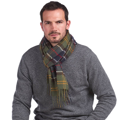 Wool Cashmere Tartan Scarf