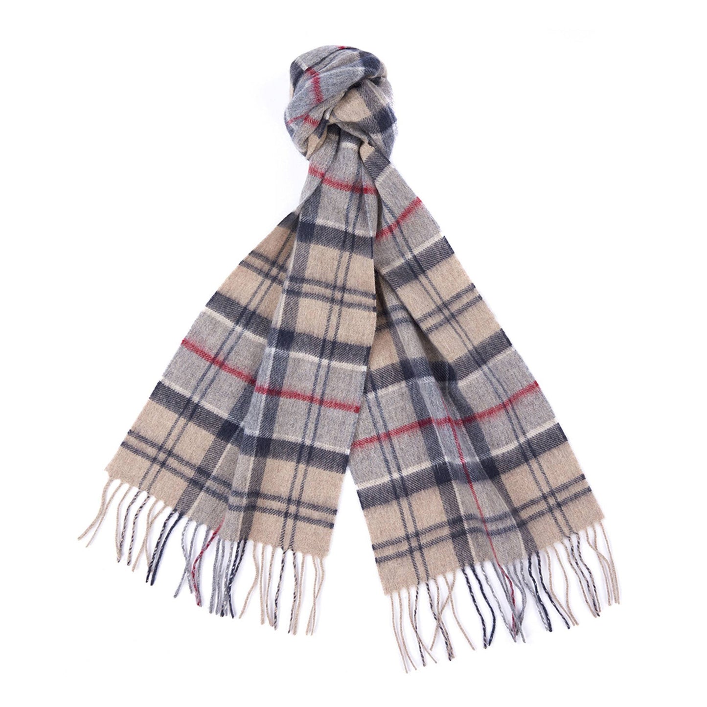 Wool Cashmere Tartan Scarf