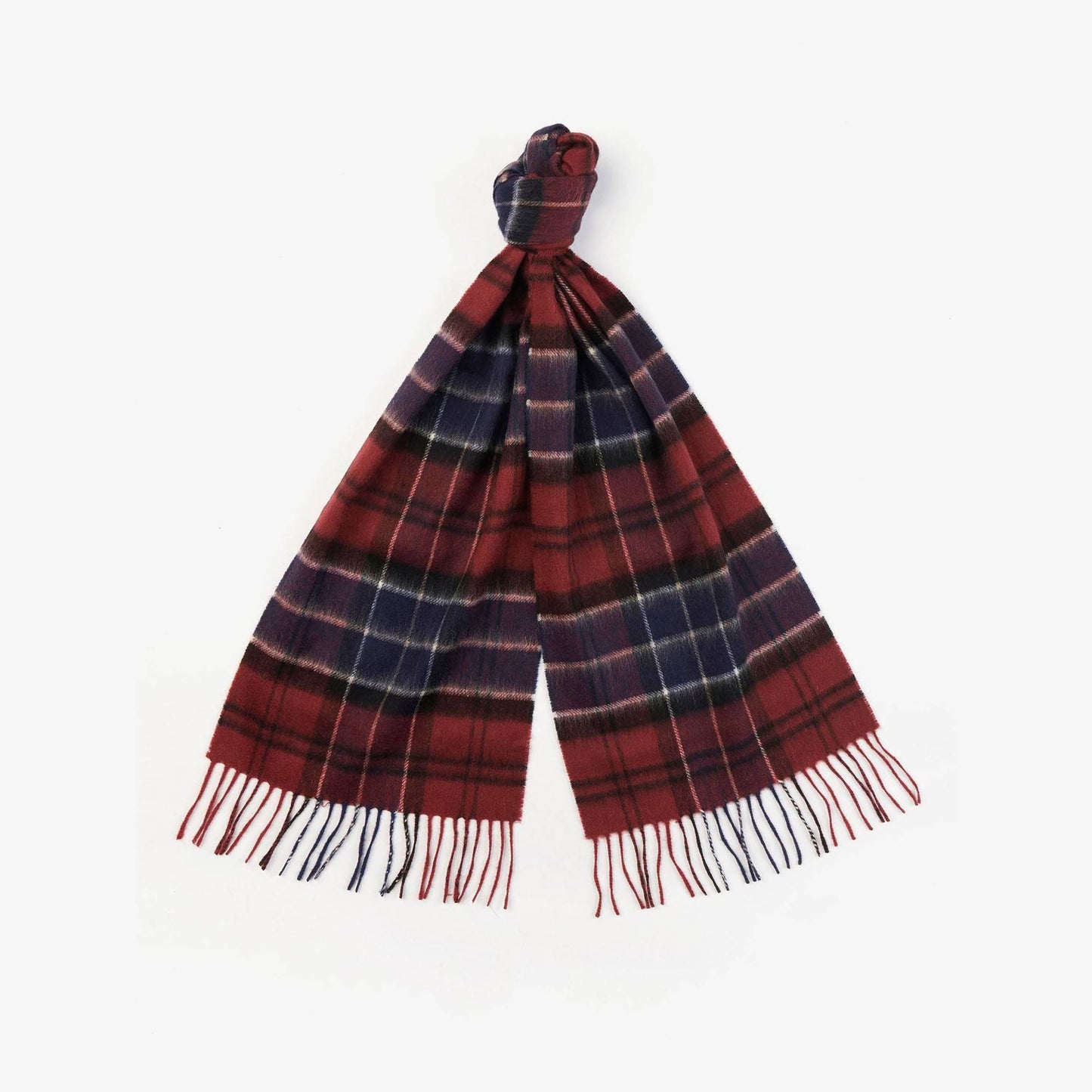 Wool Cashmere Tartan Scarf