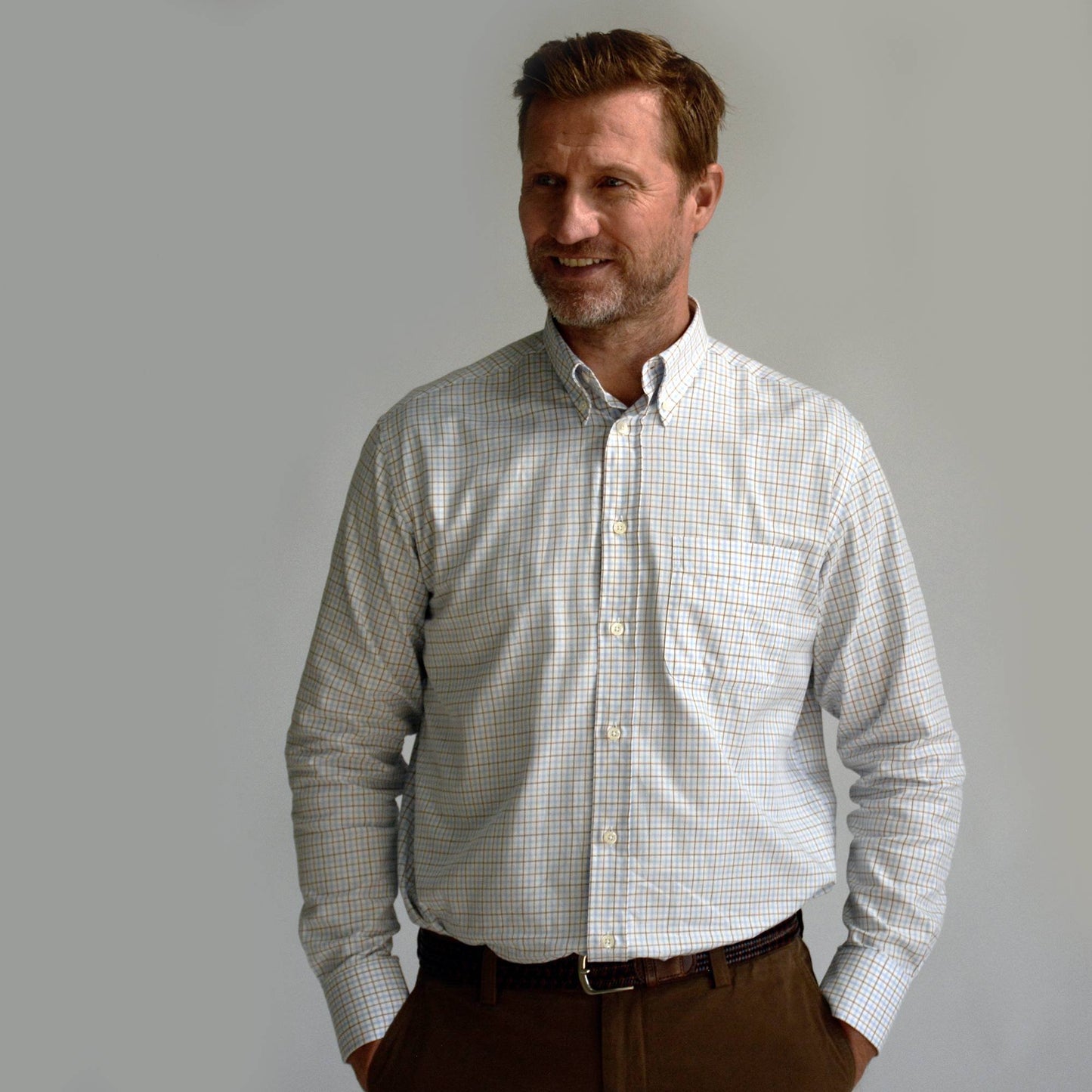 Monsal BD Check Shirt Blue