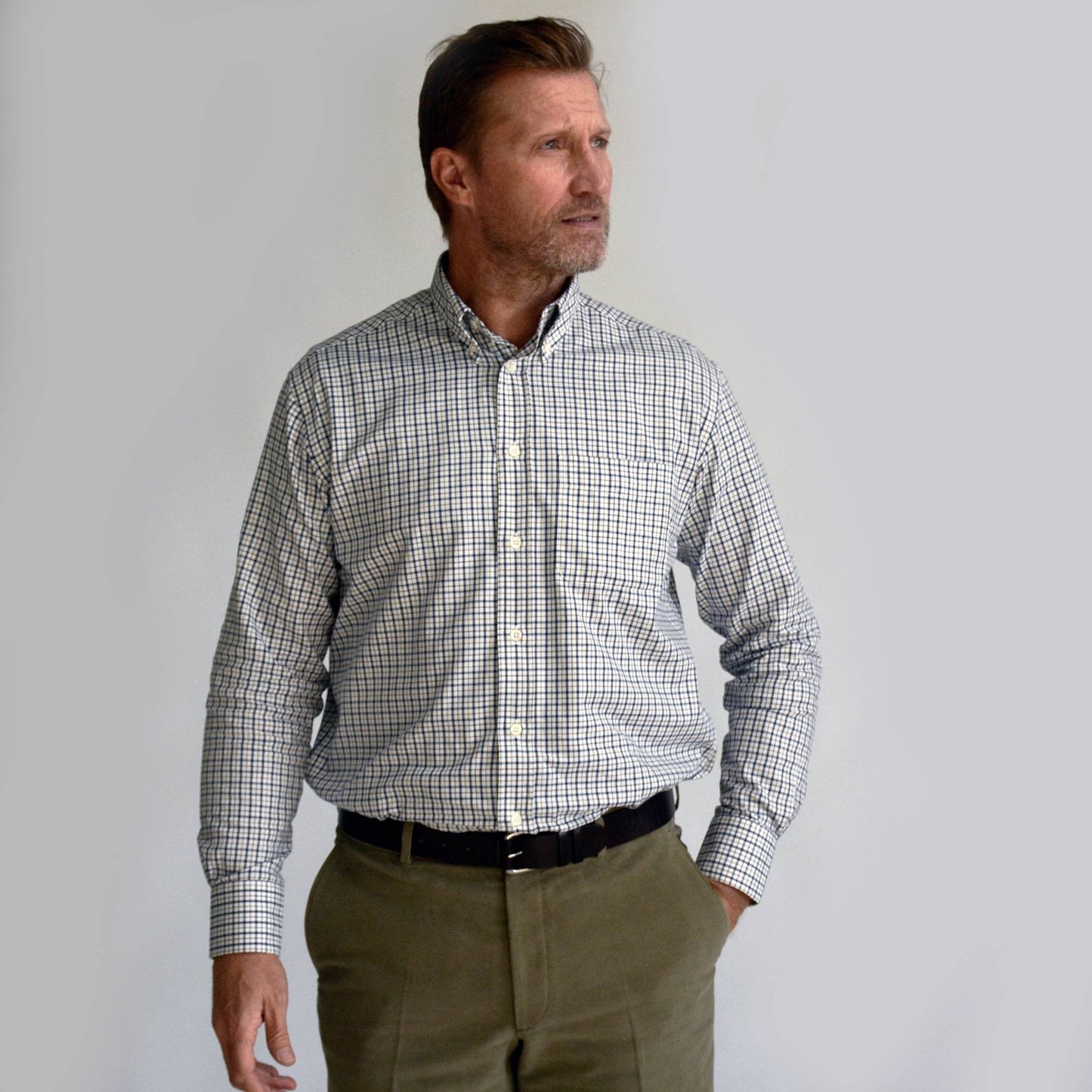 Monsal BD Check Shirt Blue