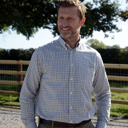 Monsal BD Check Shirt Blue
