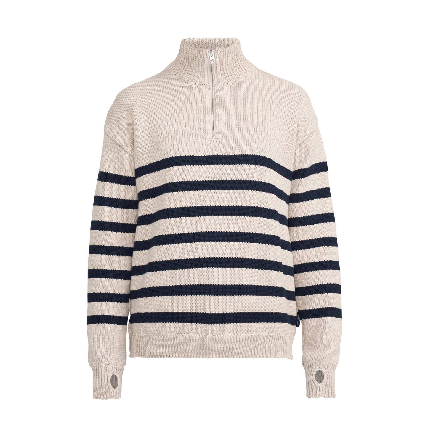 Regina Windproof Regina Stripe Zip Neck