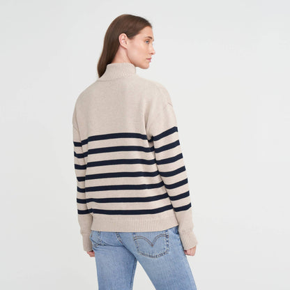 Regina Windproof Regina Stripe Zip Neck