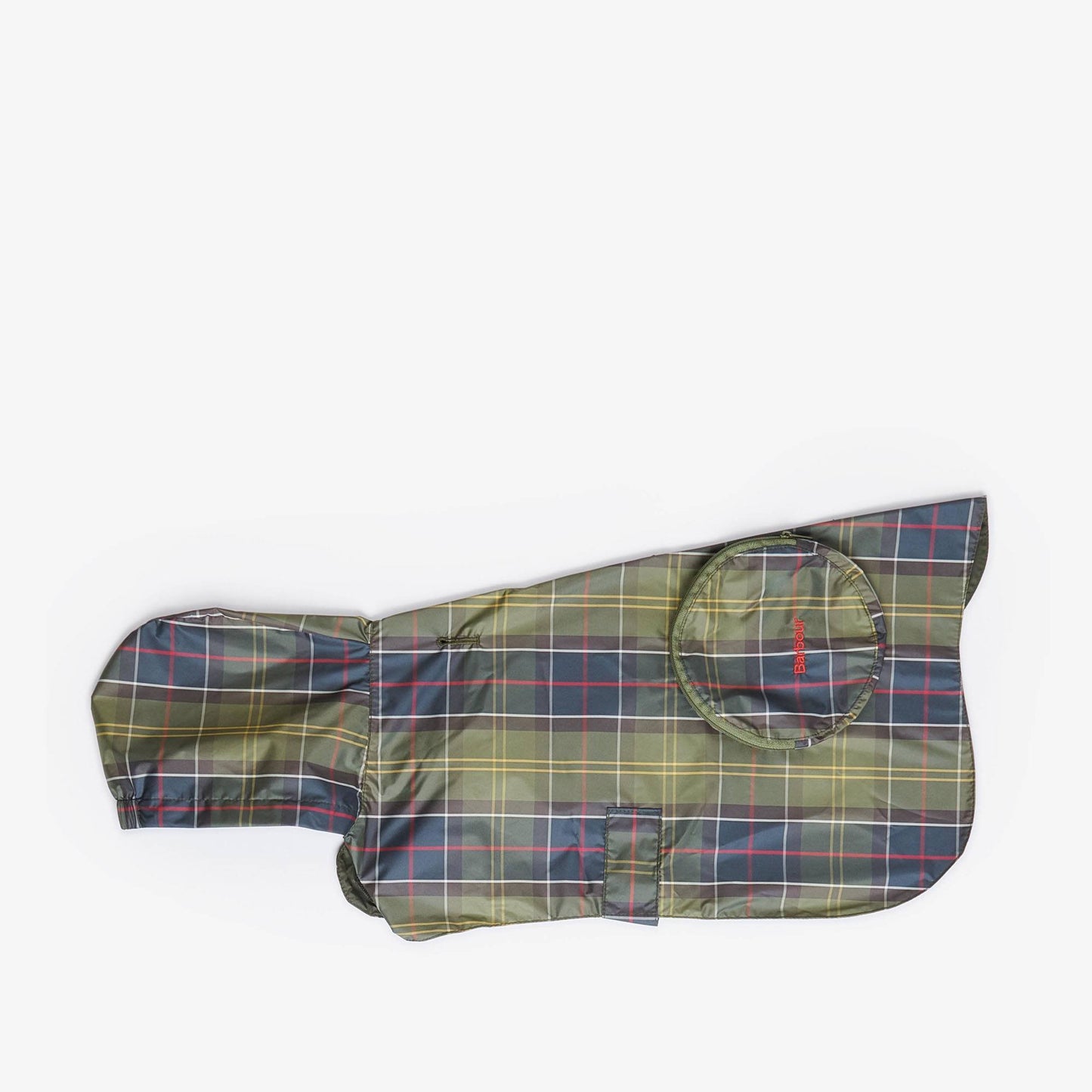 Packable Tartan Dog Coat