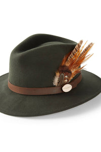 Suffolk Fedora Bronze Side Feather