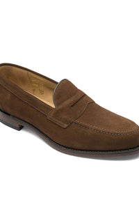 Imperial Suede Loafer Brown Leather Sole