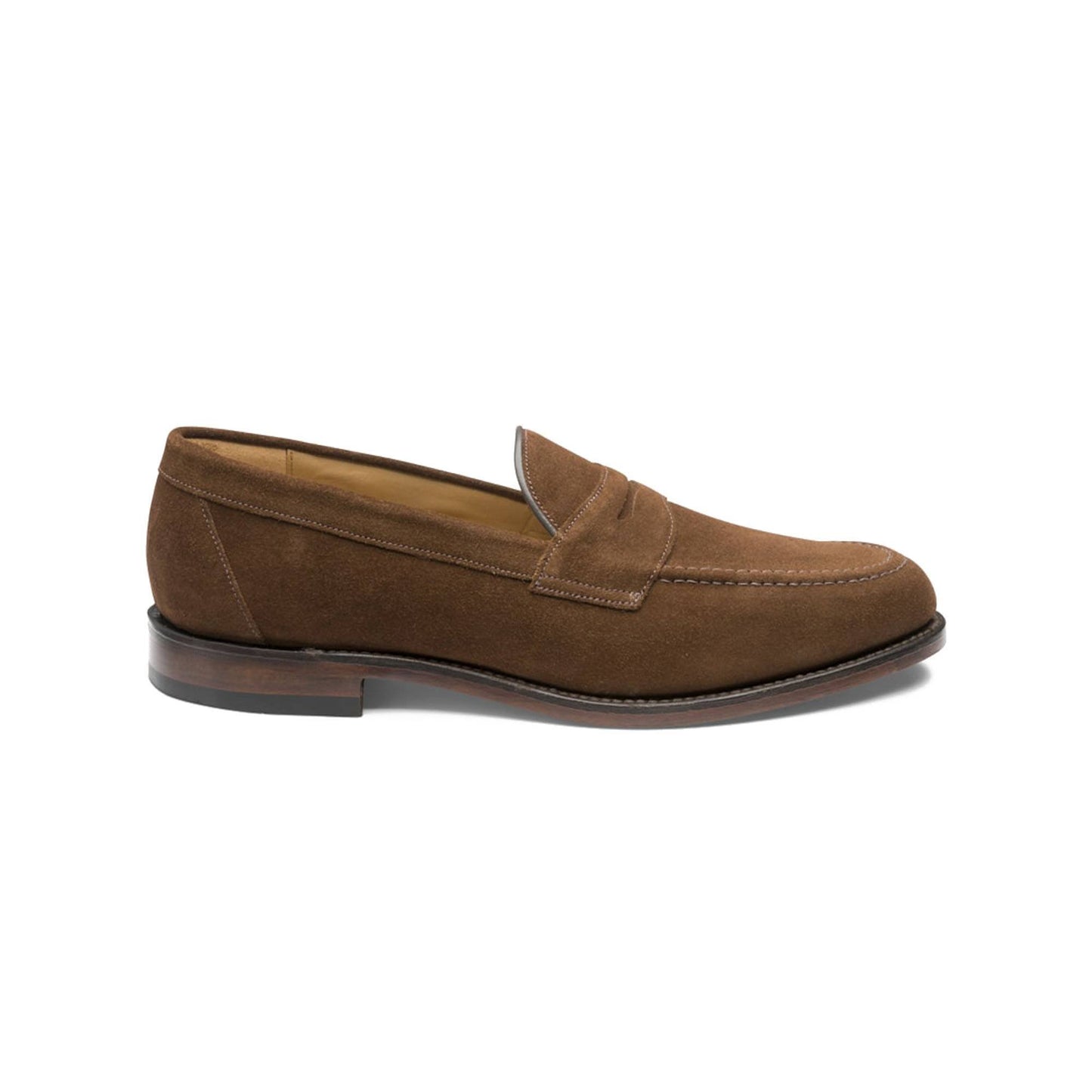 Imperial Suede Loafer Brown Leather Sole