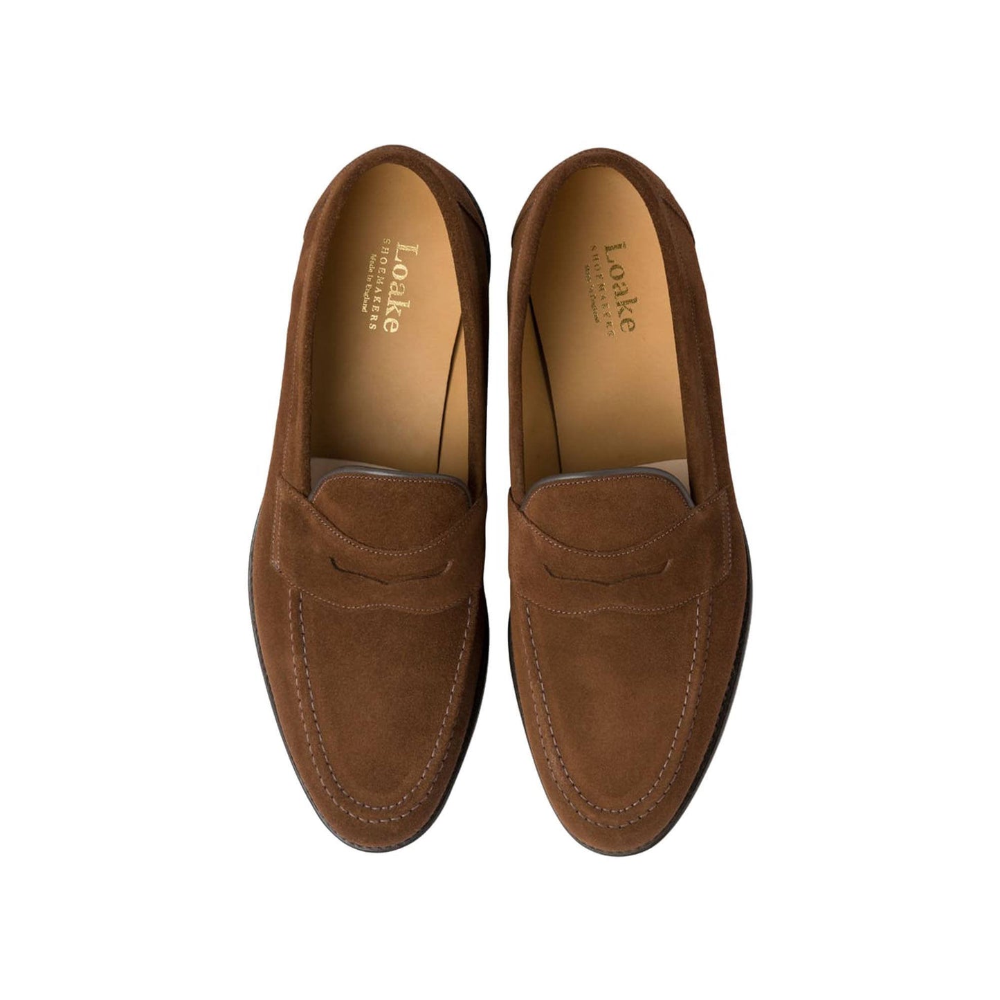 Imperial Suede Loafer Brown Leather Sole