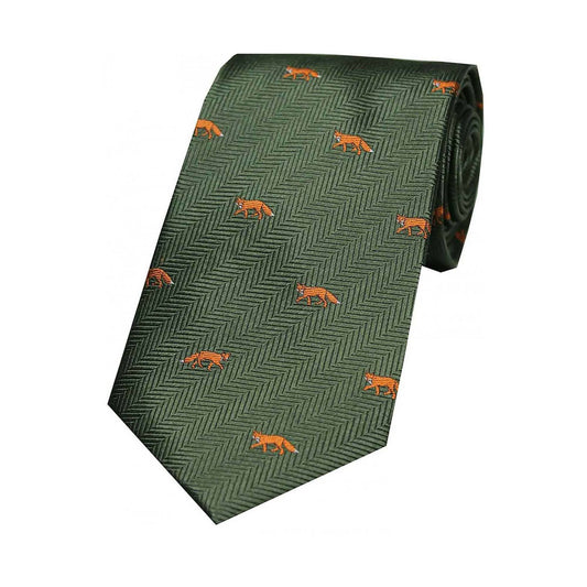 Fox Country Silk Tie