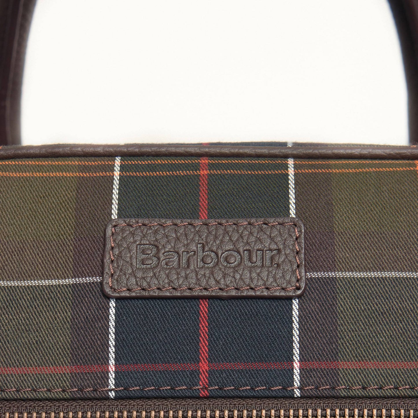 Tartan & Leather Holdall