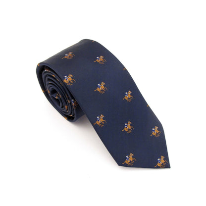 Horse Racing Silk Tie
