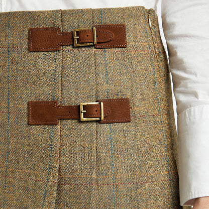 Blossom Pleated Tweed Skirt