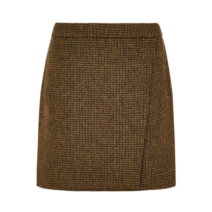 Buckthorn Wrap Tweed Skirt