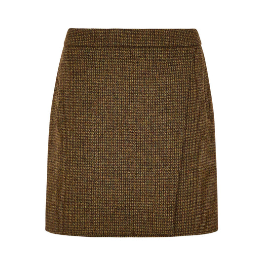Buckthorn Wrap Tweed Skirt