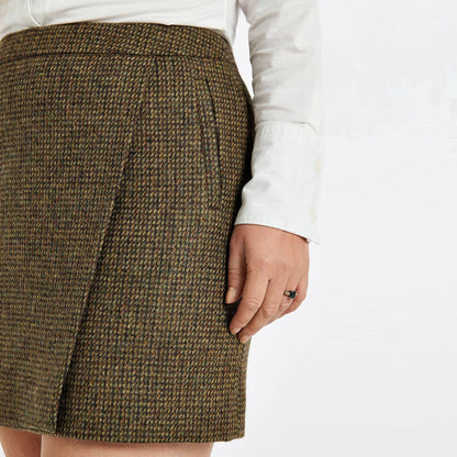 Buckthorn Wrap Tweed Skirt
