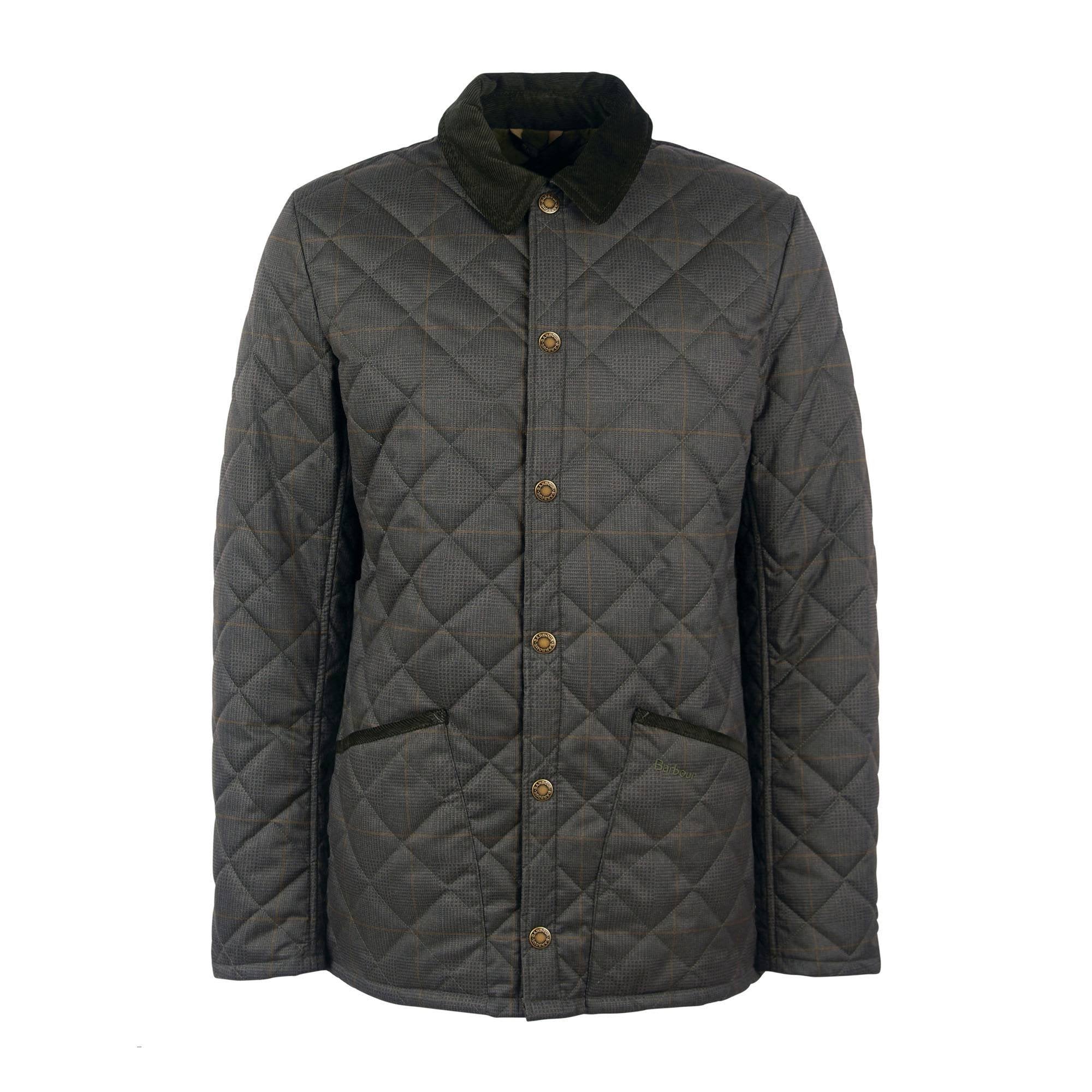 Barbour Checked Heritage Liddesdale Quilt, Men's Coat, Brocklehursts