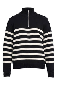Regina Windproof Regina Stripe Zip Neck