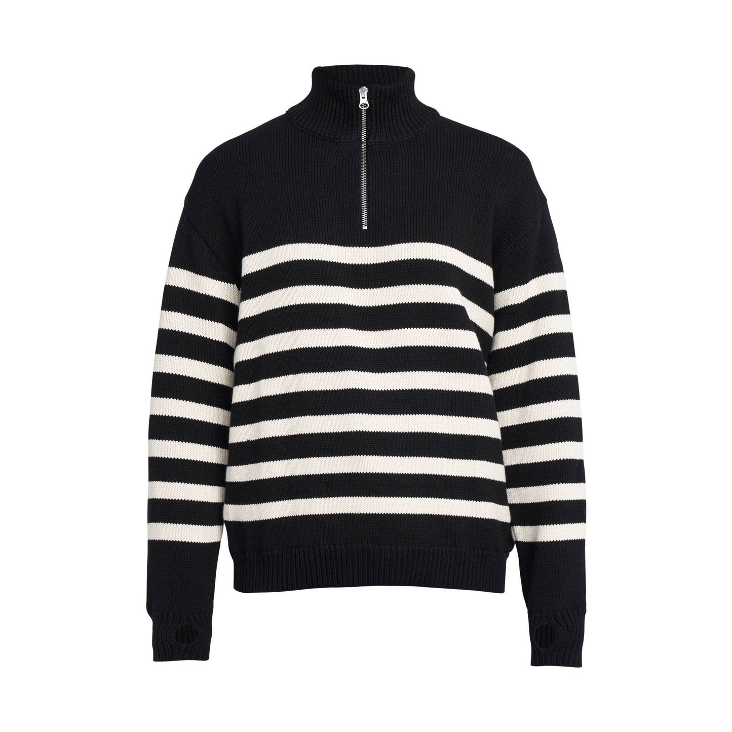 Regina Windproof Regina Stripe Zip Neck