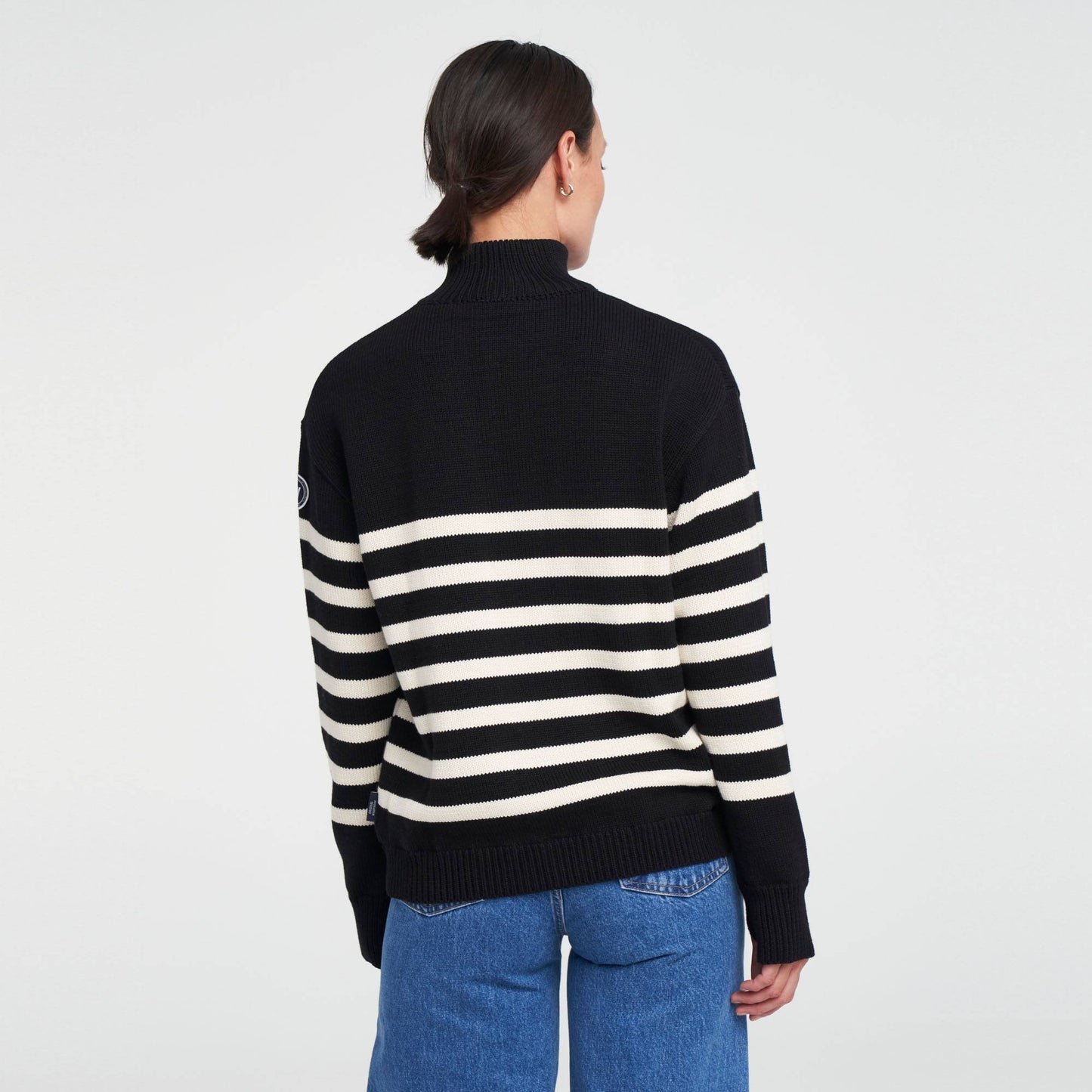 Regina Windproof Regina Stripe Zip Neck