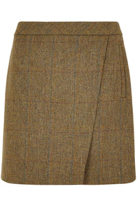 Buckthorn Wrap Tweed Skirt