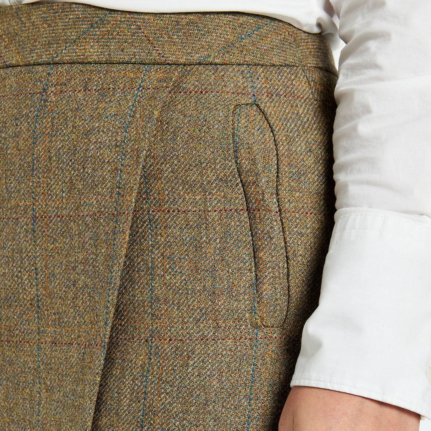 Buckthorn Wrap Tweed Skirt