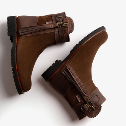 Inclement Cropped Tassel Boot