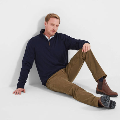 Porthmeor Pima Cotton Quarter Zip