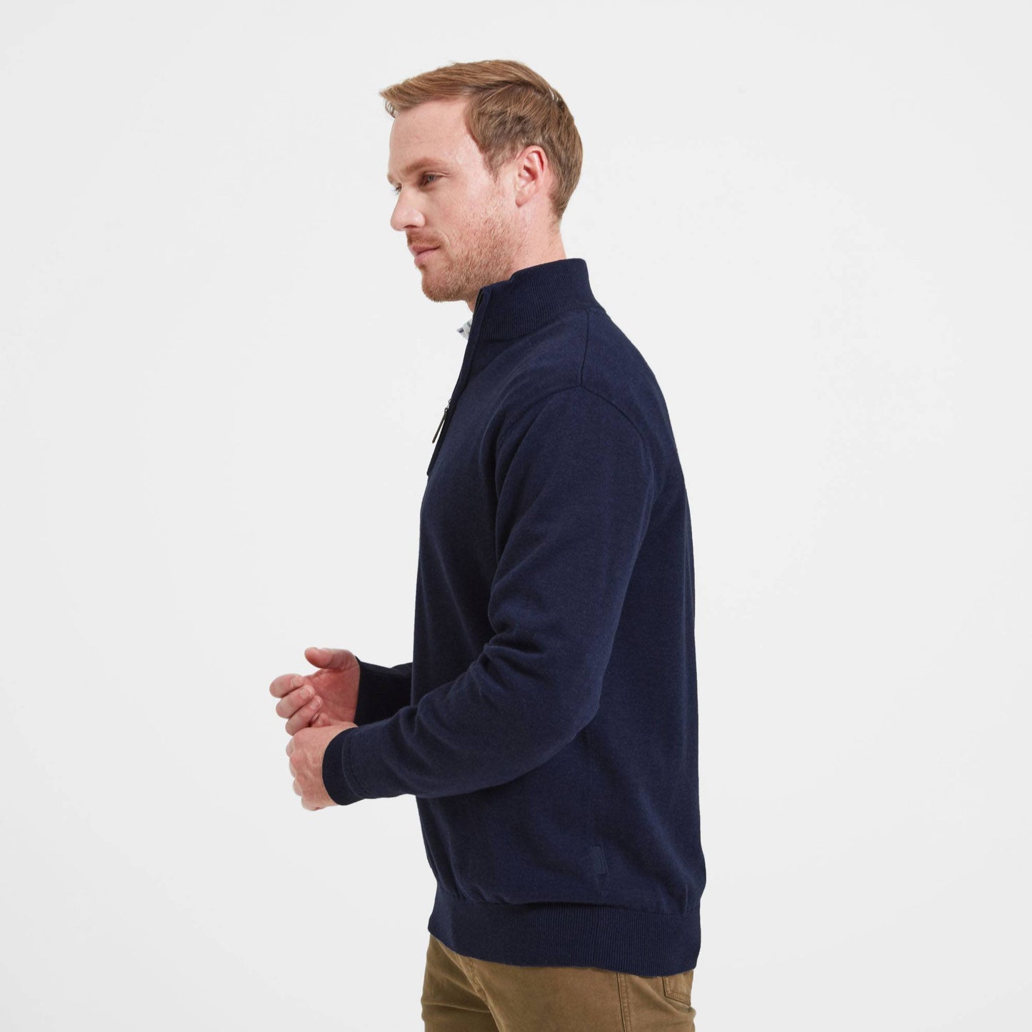 Porthmeor Pima Cotton Quarter Zip