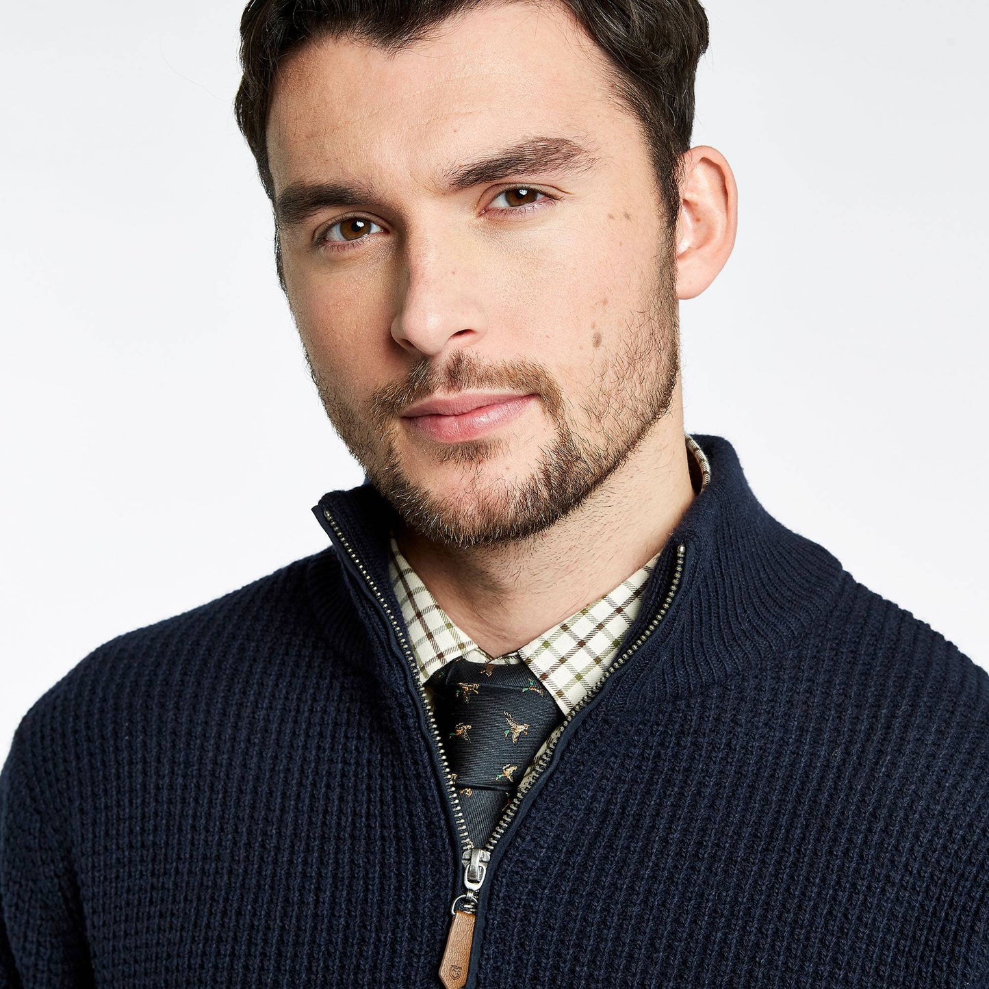Edgeworth Zip Neck Sweater