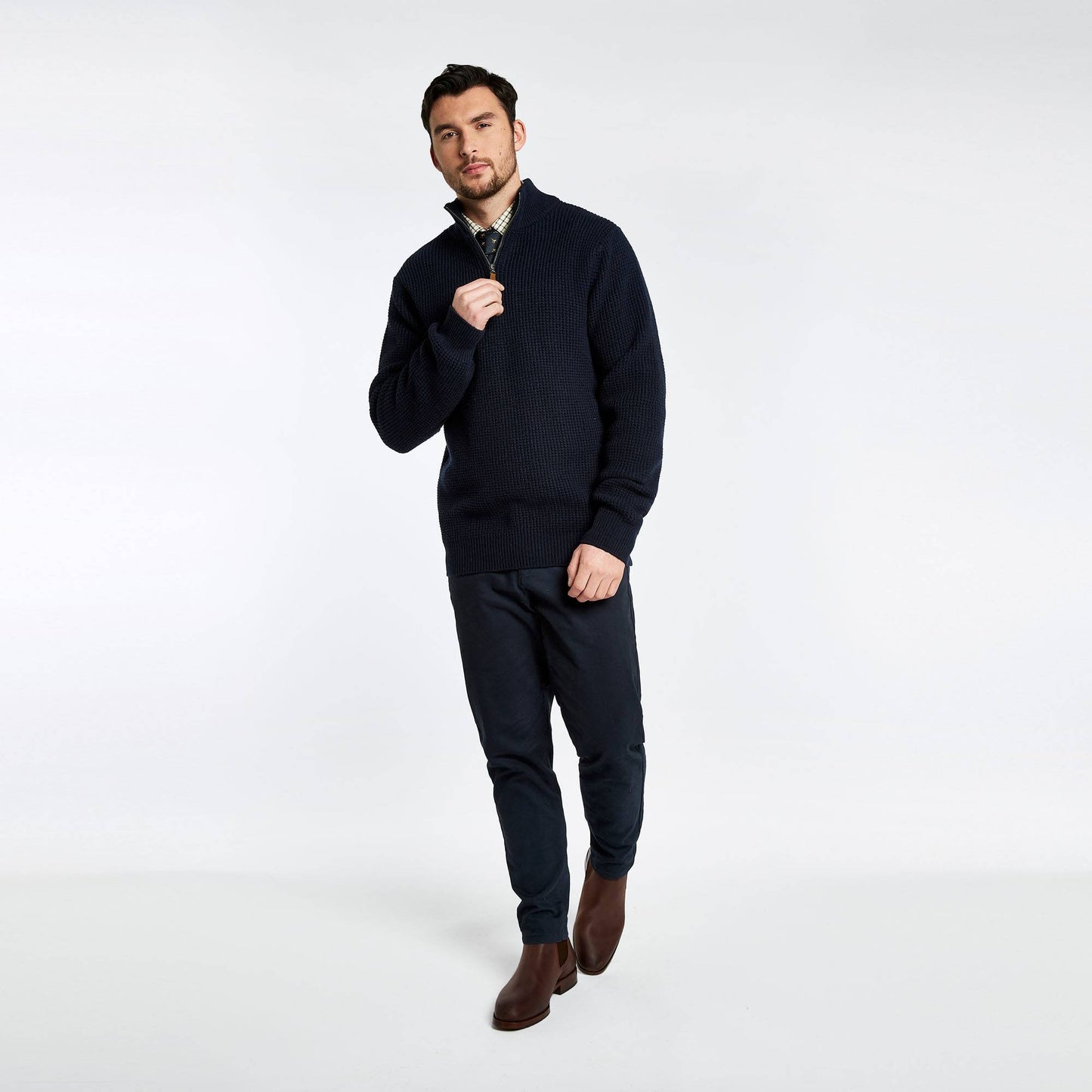 Edgeworth Zip Neck Sweater