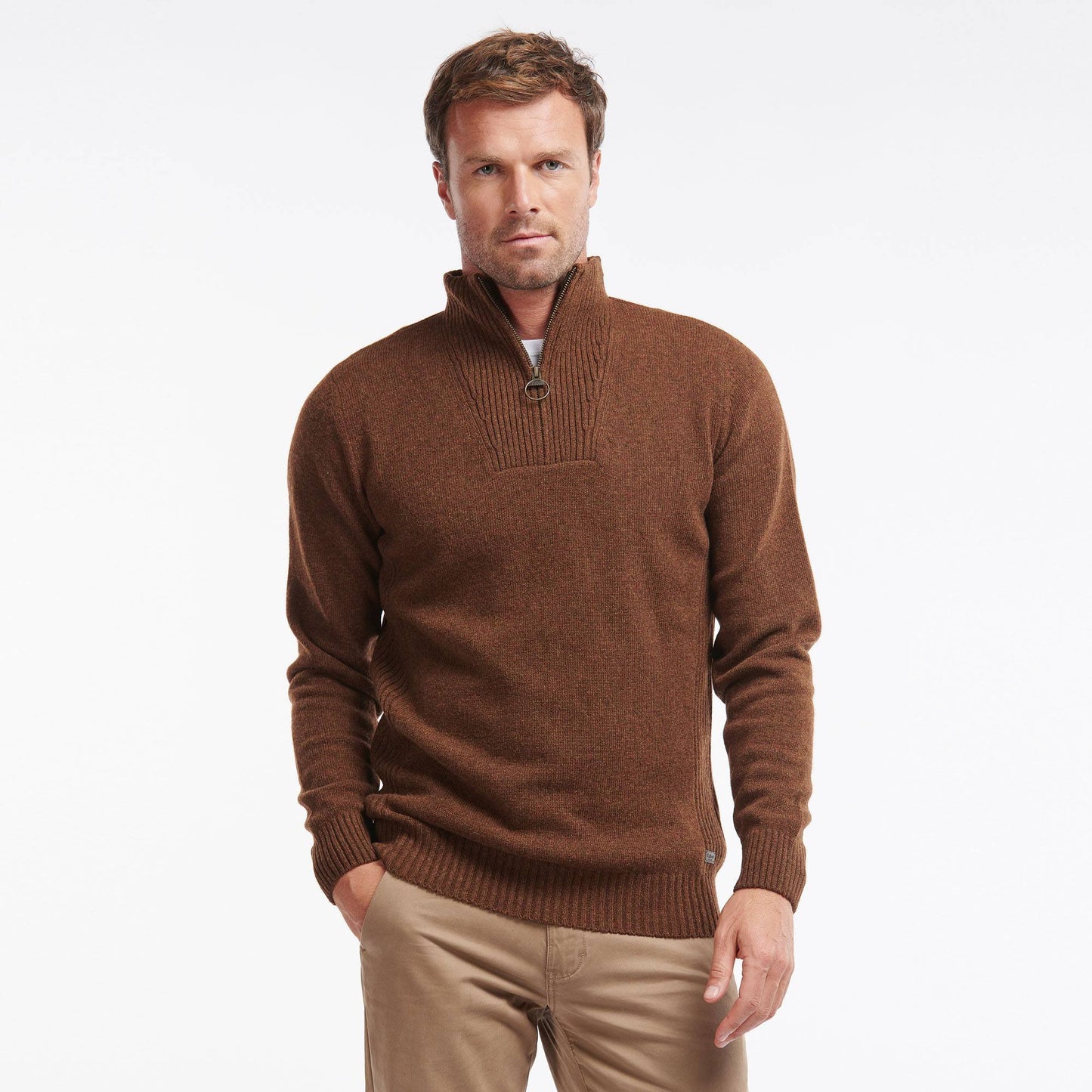 Nelson Essential Half Zip Knitted Jumper