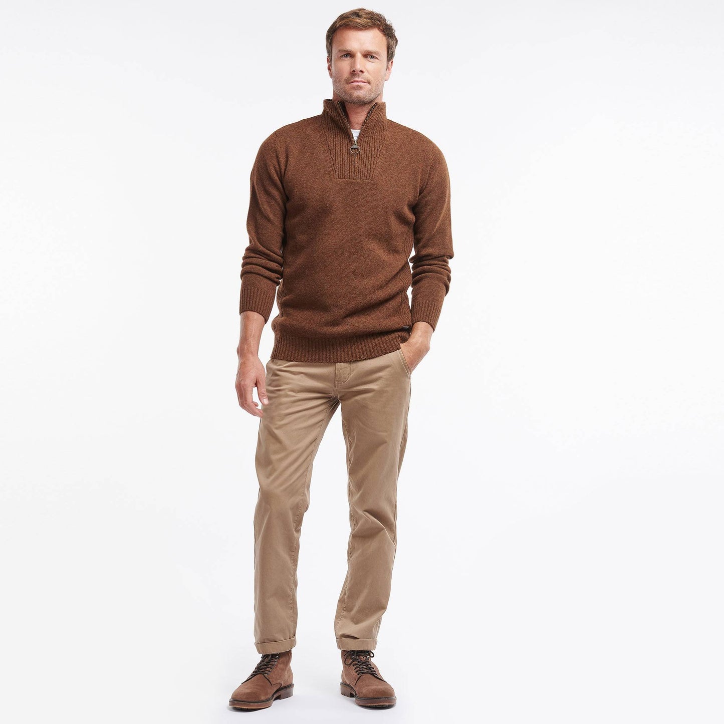 Nelson Essential Half Zip Knitted Jumper