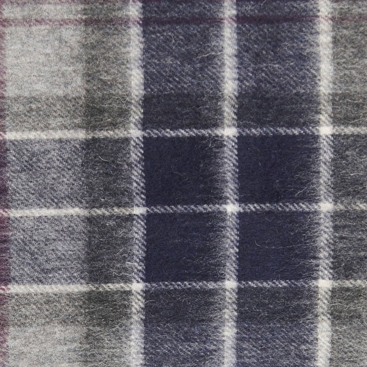 Wool Cashmere Tartan Scarf