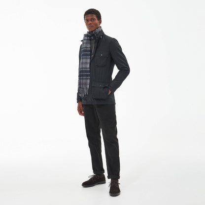 Wool Cashmere Tartan Scarf