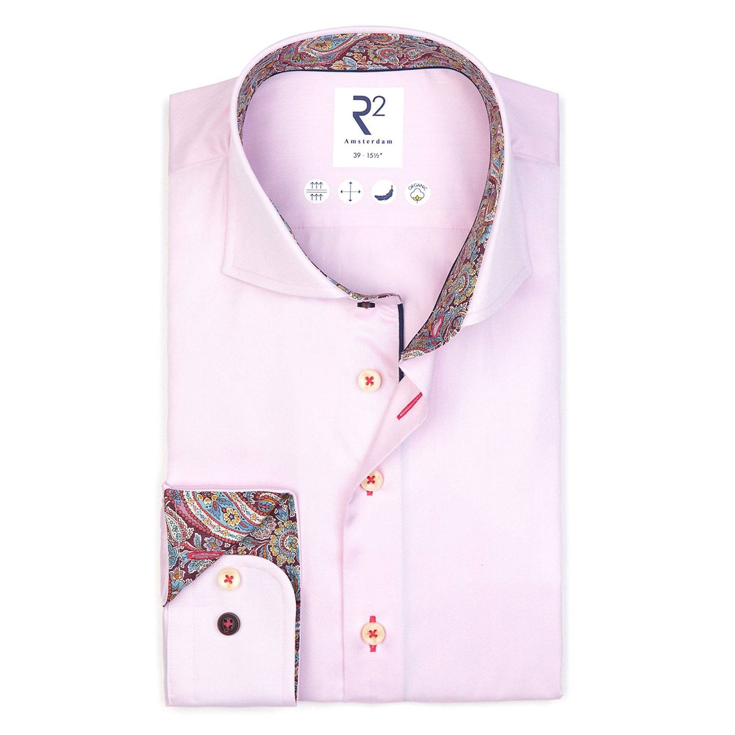 Cotton Paisley Contrast Shirt