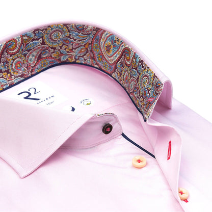 Cotton Paisley Contrast Shirt
