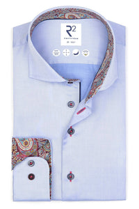 Cotton Paisley Contrast Shirt