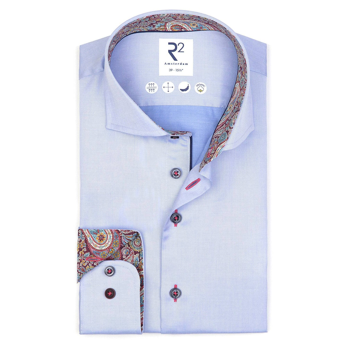 Cotton Paisley Contrast Shirt