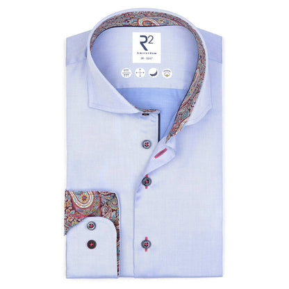 Cotton Paisley Contrast Shirt