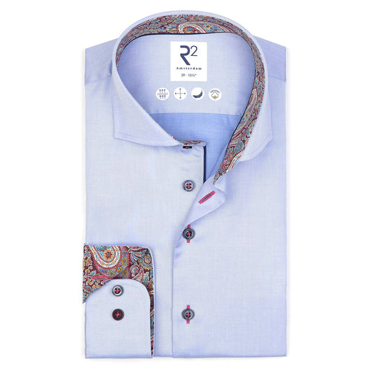 Cotton Paisley Contrast Shirt