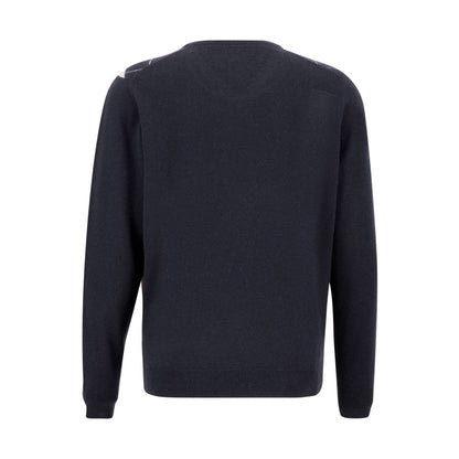 Argyle V-Neck Knit